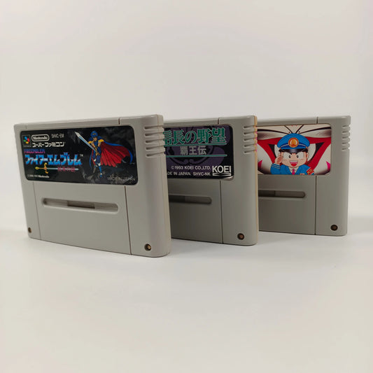 Lot de 3 jeux Super Famicom