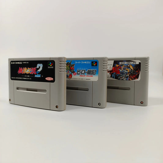 Lot de 3 jeux Super Famicom