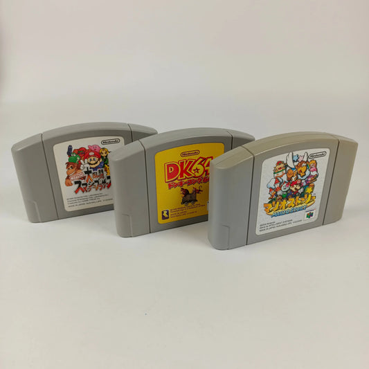 Lot de 3 jeux Nintendo 64