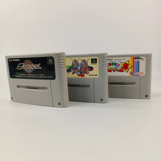 Lot de 3 jeux Super Famicom