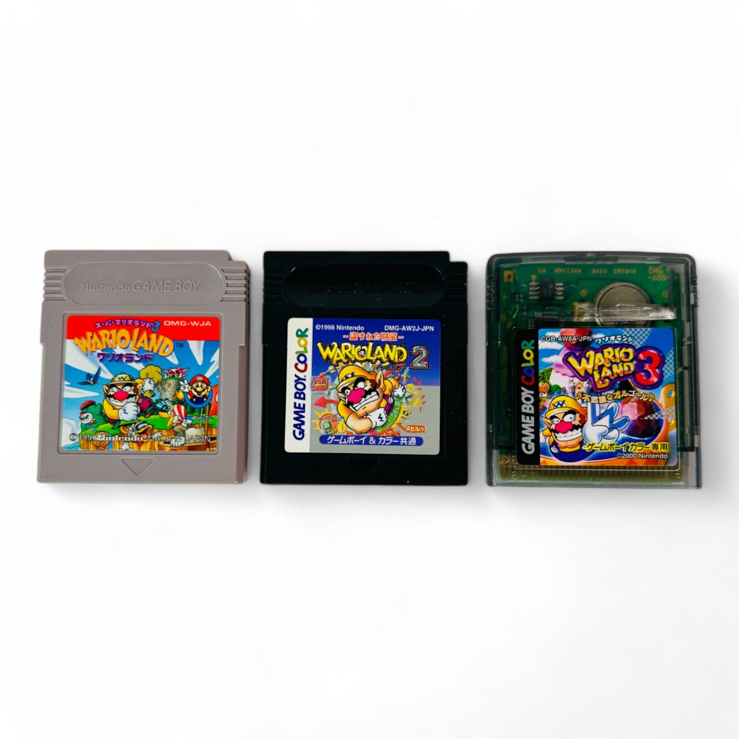 Lot Game Boy Wario Land 1, 2 et 3