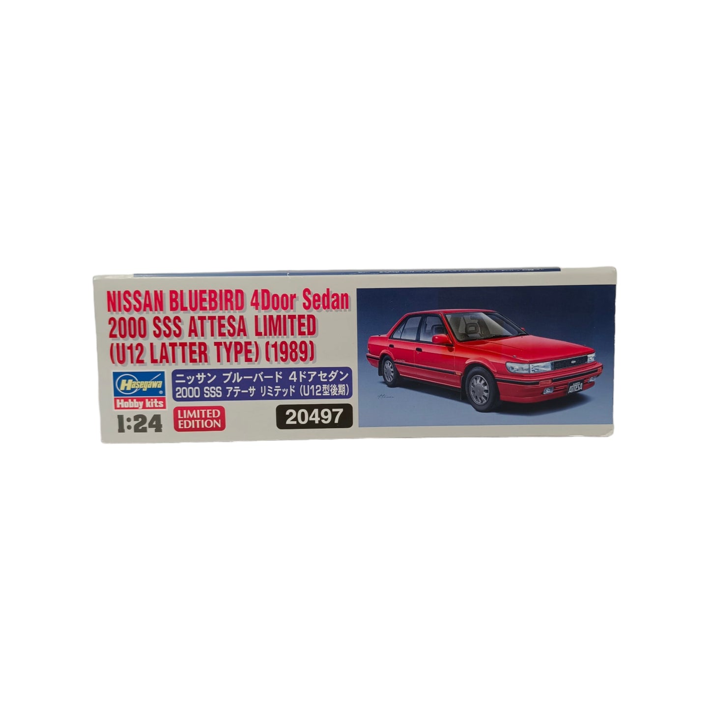 Nissan Bluebird 4-Door Sedan SSS Attesa Limited (U12) 20497 - 1/24 Hasegawa