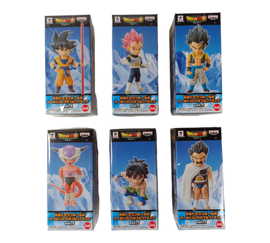 Set de Figurines World Collectable Figure Vol.1 - Dragon Ball Super: Broly (Le Film)